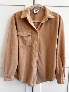 Princess Polly Oversized Corduroy Button-Up – US 4 / AU 8